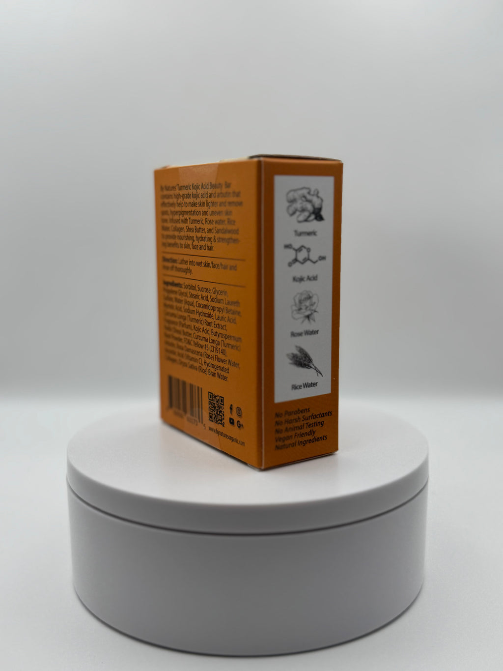 Turmeric & Kojic Acid Beauty Bar – Brightening Face, Skin & Hair Soap