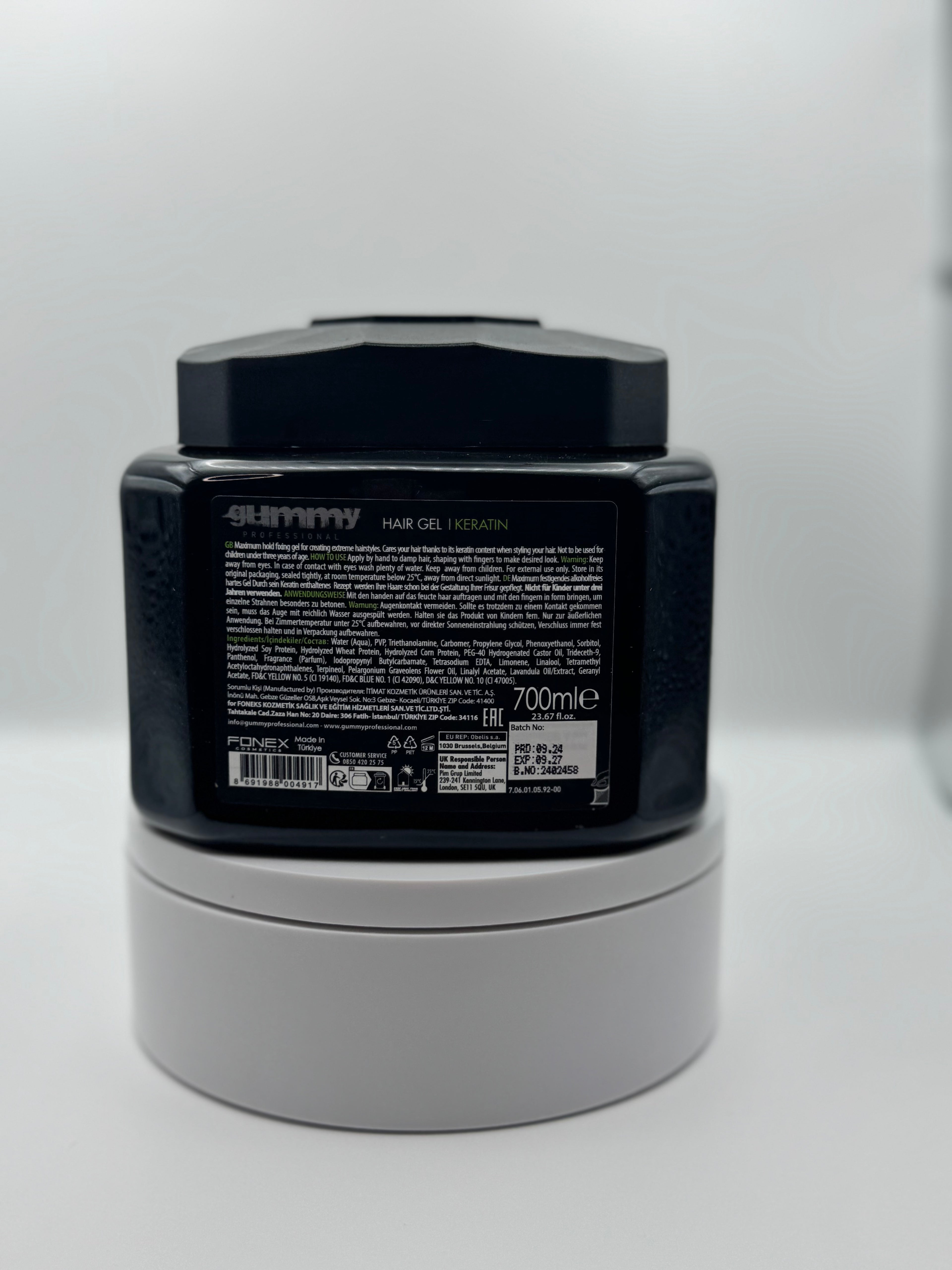 Gummy Keratin Maximum Hold Hair Gel
