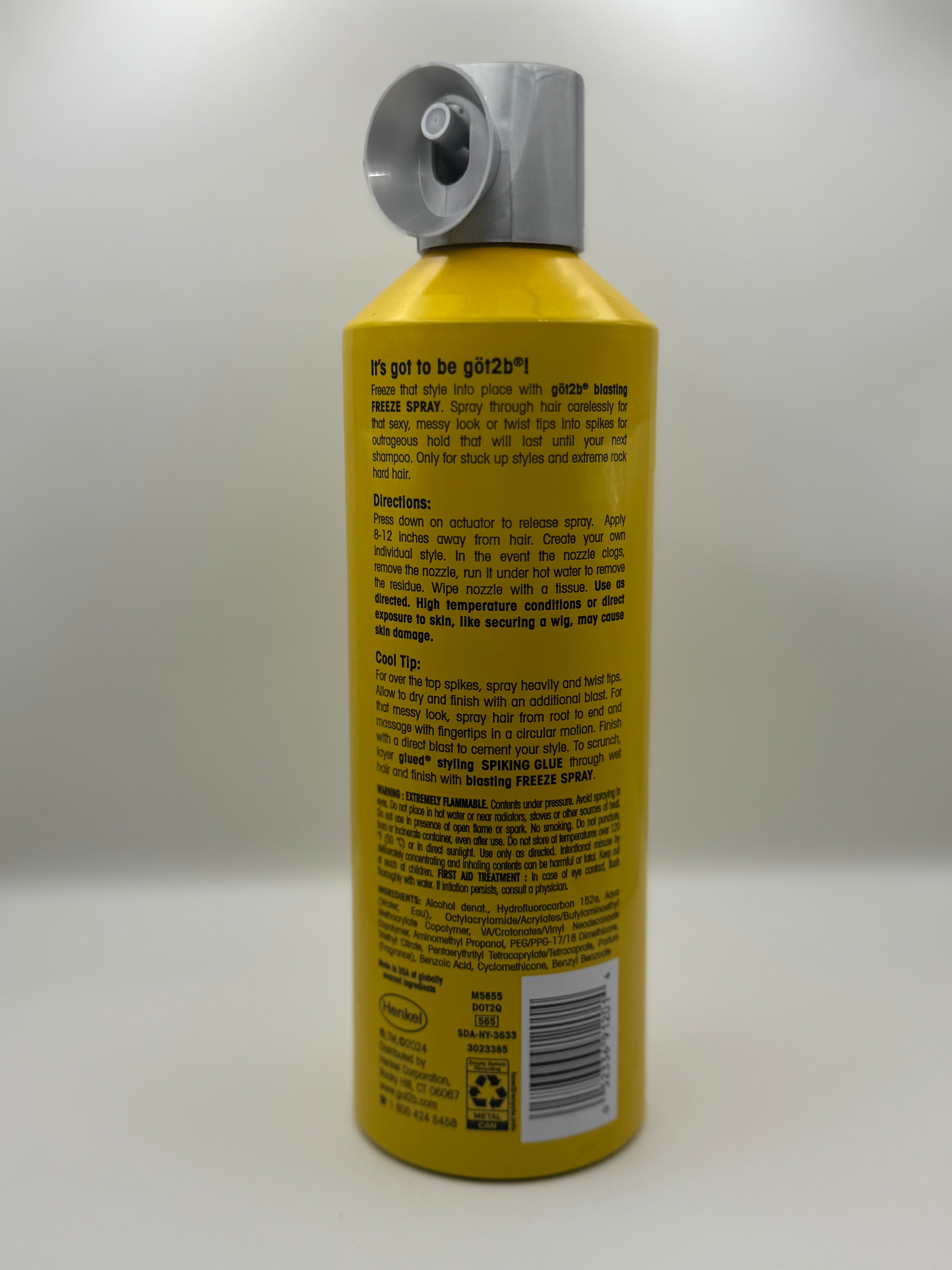 Got2b Glued Blasting Freeze Spray – Extreme Hold Hairspray
