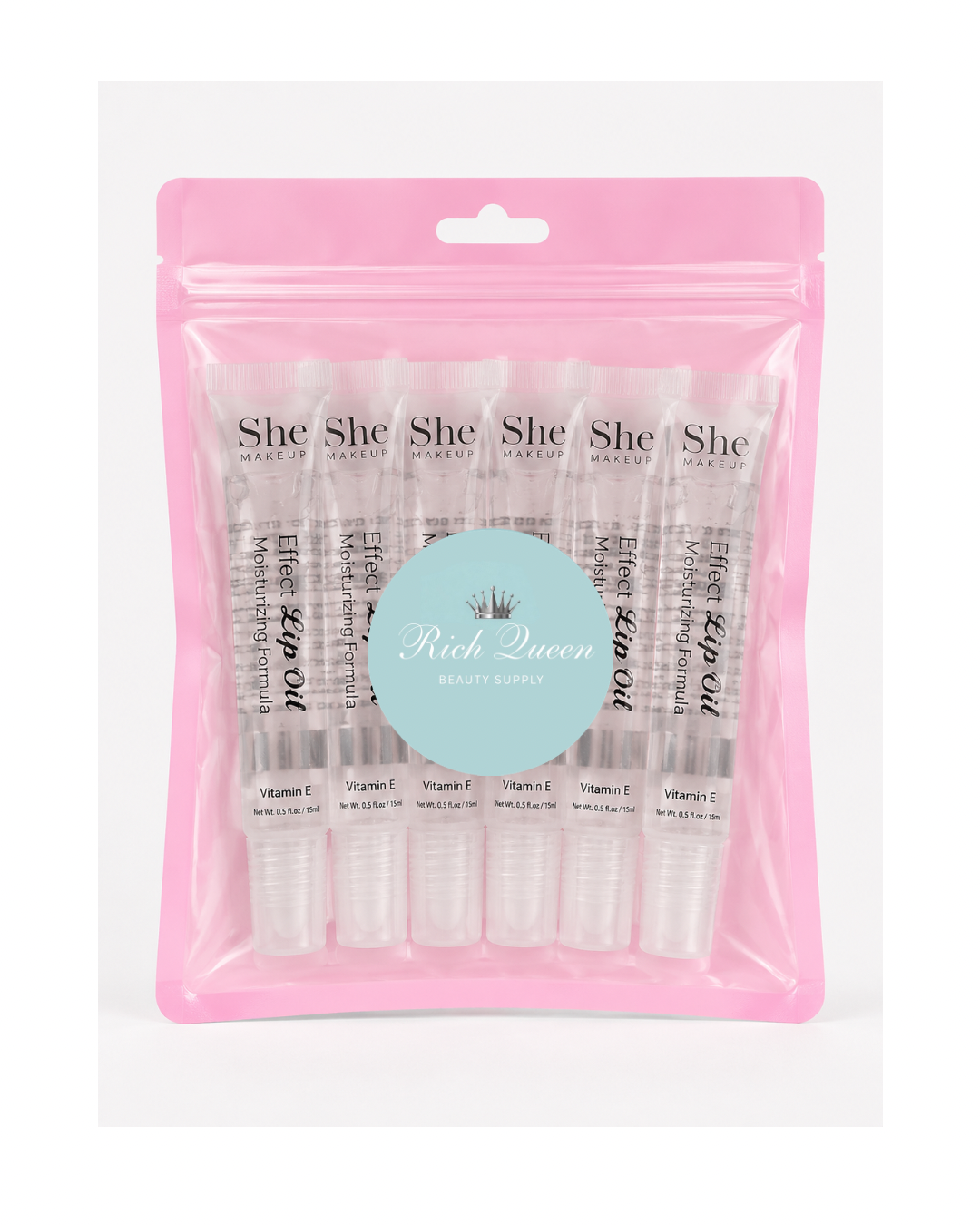 Rich Queen Hydrating Lip Oil Collection (6-Pack)